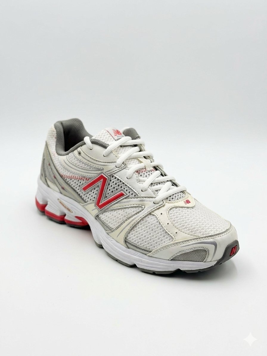 New Balance 580 White/Silver/Red
